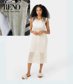 Sleeveless Crochet Dress