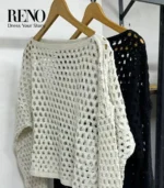 Crochet Blouse with Sleeves - Image 2