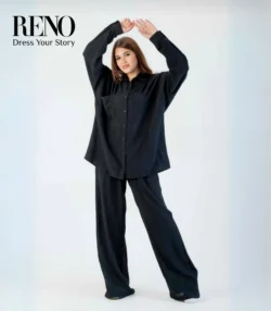 Oversized Linen Suit