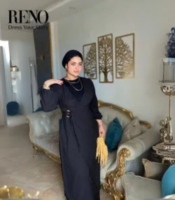 Freska Linen Dress with Side Buckle
