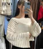 Crochet Blouse with Sleeves