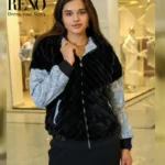 Black Faux Fur Winter Pajama Set