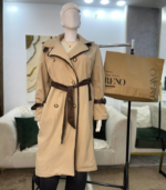 Long Leather Trench Coat – Classic & Stylish