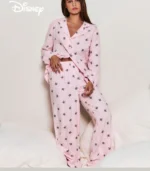 Pink Pajama Set with Bunny Print 💗🐰