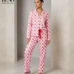 Heart Print Pajama – Cozy & Stylish for Every Day