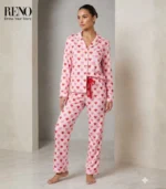 Heart Print Pajama – Cozy & Stylish for Every Day