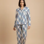 Women’s Winter Plaid Pajama – Warm Fabric & Comfortable Design