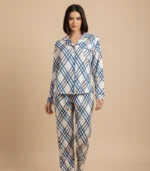 Women’s Winter Plaid Pajama – Warm Fabric & Comfortable Design