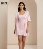 Nightdress with Satin Robe – Elegant & Comfortable - Image 2