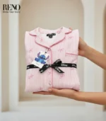 Comfortable Pajama Set with Cute Cartoon Touch - Image 3