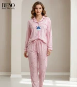 Comfortable Pajama Set with Cute Cartoon Touch - Image 2