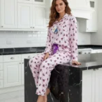 Pajama Set with a Stylish Printed Touch