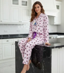 Pajama Set with a Stylish Printed Touch