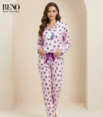 Pajama Set with a Stylish Printed Touch - Image 2