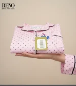 Women’s Winter Polka Dot Pajama Set - Image 3