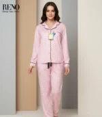 Women’s Winter Polka Dot Pajama Set - Image 2